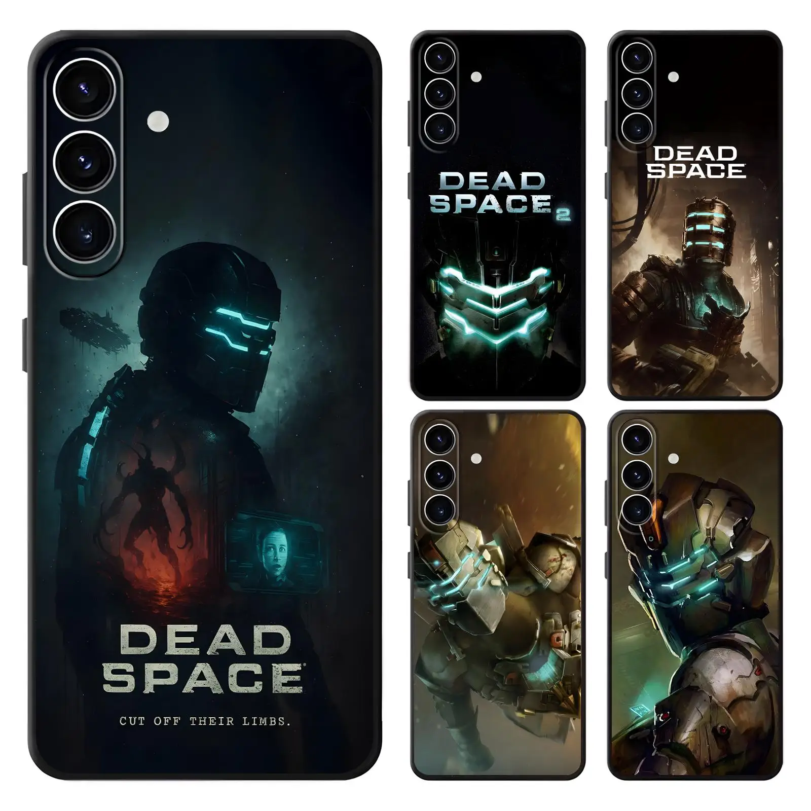 Фото Чехол для телефона Dead Space для Samsung A57 A56 A37 A27 A17 A36 A26 A55 A35, мягкий черный чехол с защитой от падения №1