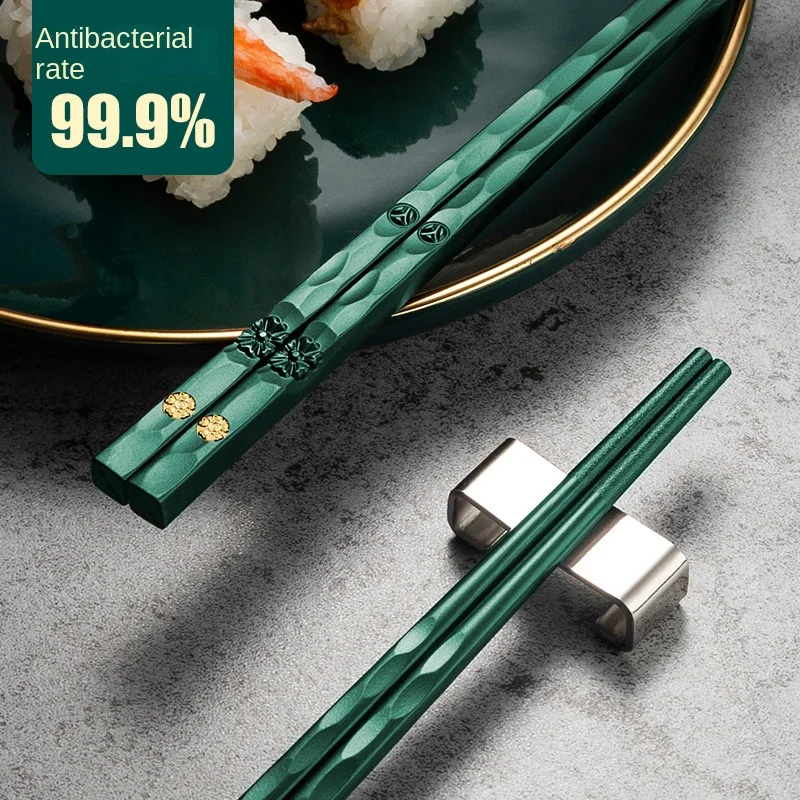 

Chopsticks household Japanese style chopsticks alloy chopsticks set travel chopsticks chopsticks set chinese chopsticks set