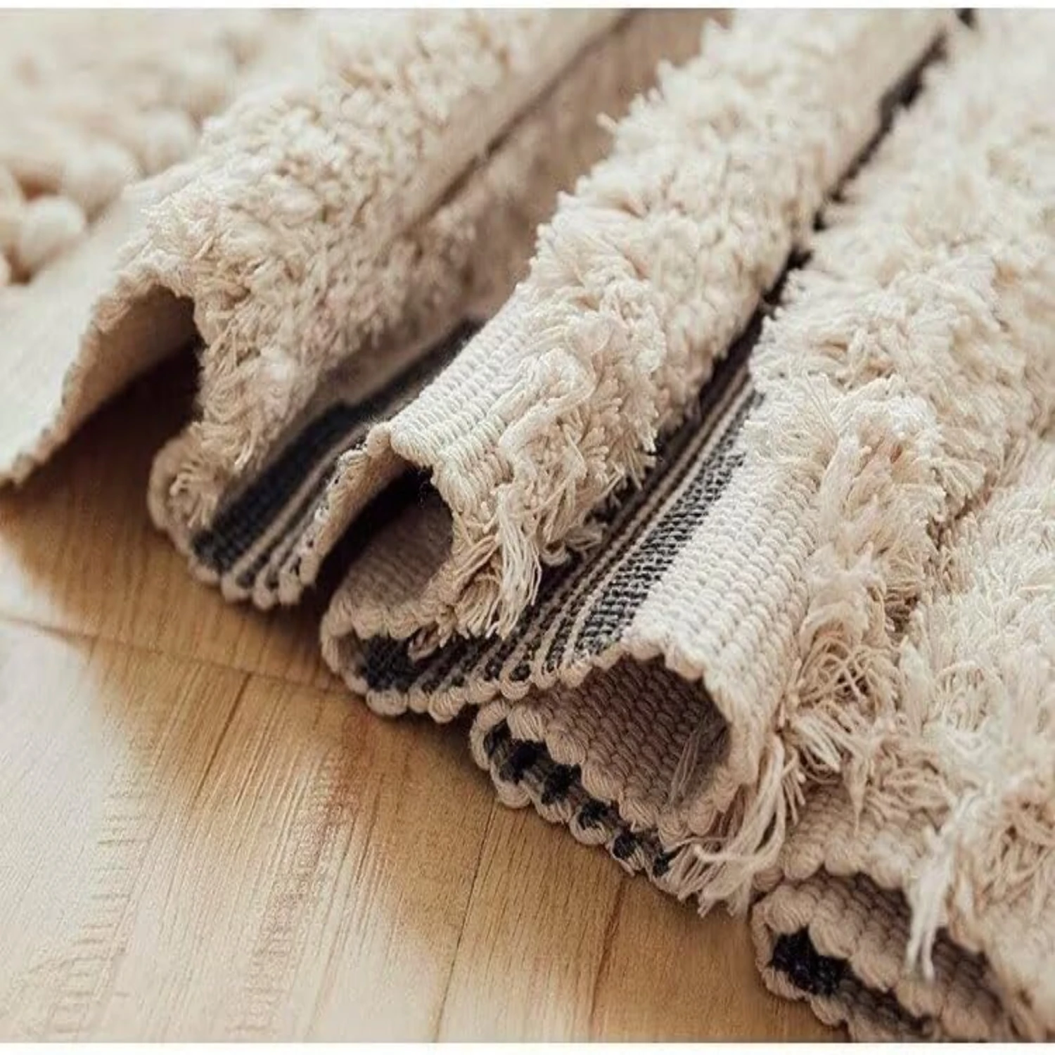 Коврик для ванной 2 х (90 см 60 см). дюйма Хлопковые моющиеся небольшие коврики с