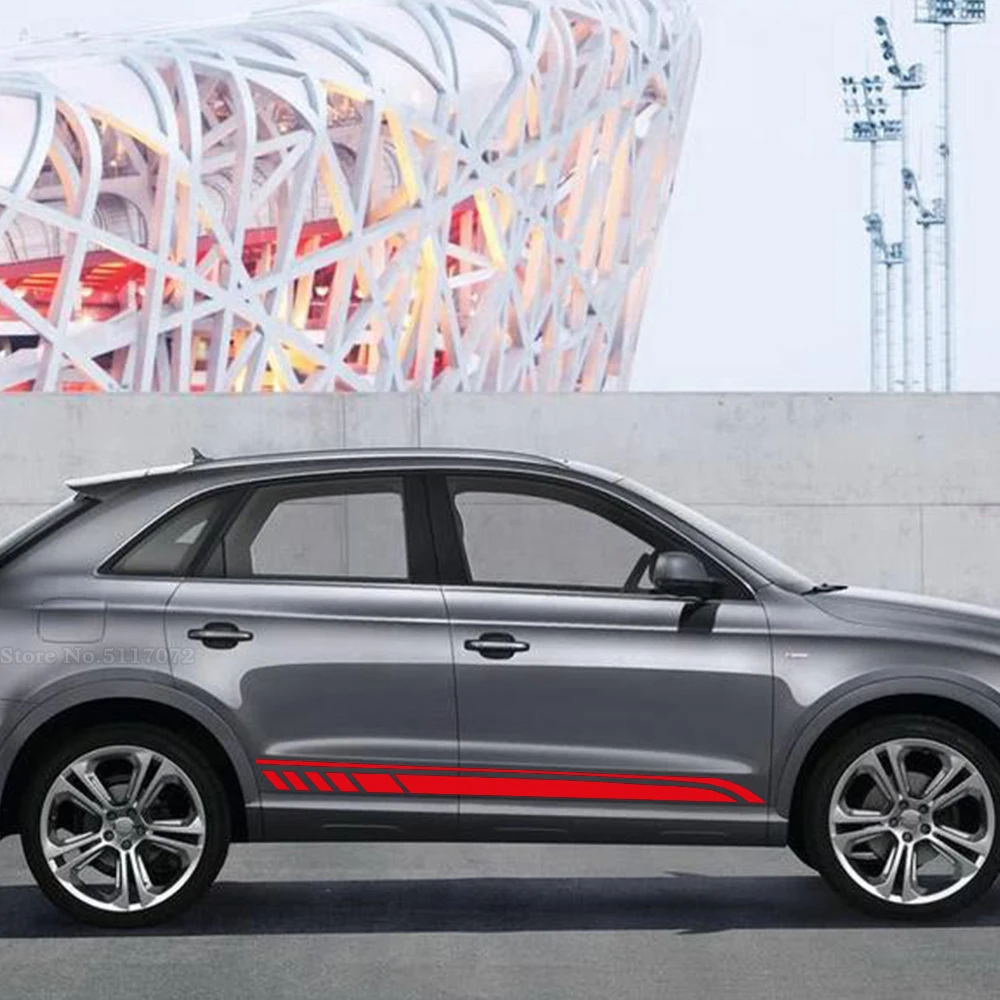 Подходит для audi a3 8 p v a4 b6 b8 b7 a6 c5 c6 c7 q5 q7 tt r8 e - tron gt Автомобильная боковая наклейка