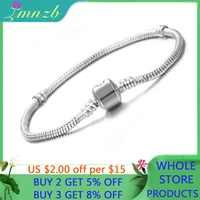 lmnzb women charm braceletsbangles genuine tibetan silver chain bracelet for women classic jewelry accessories sl005