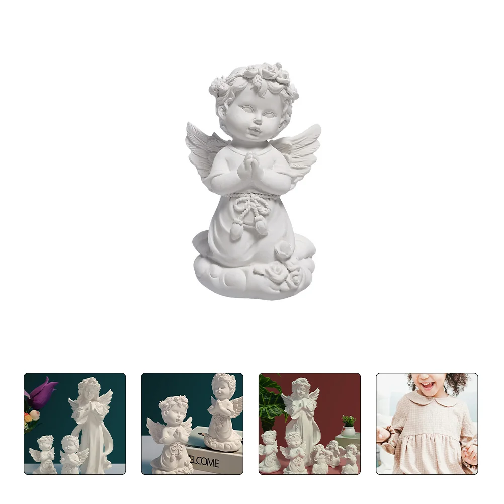 

Garden Sculpture Church Figurine Memorial Jewelry Religious Figurines Angels Greek Decor Ornaments Nordic Figure
