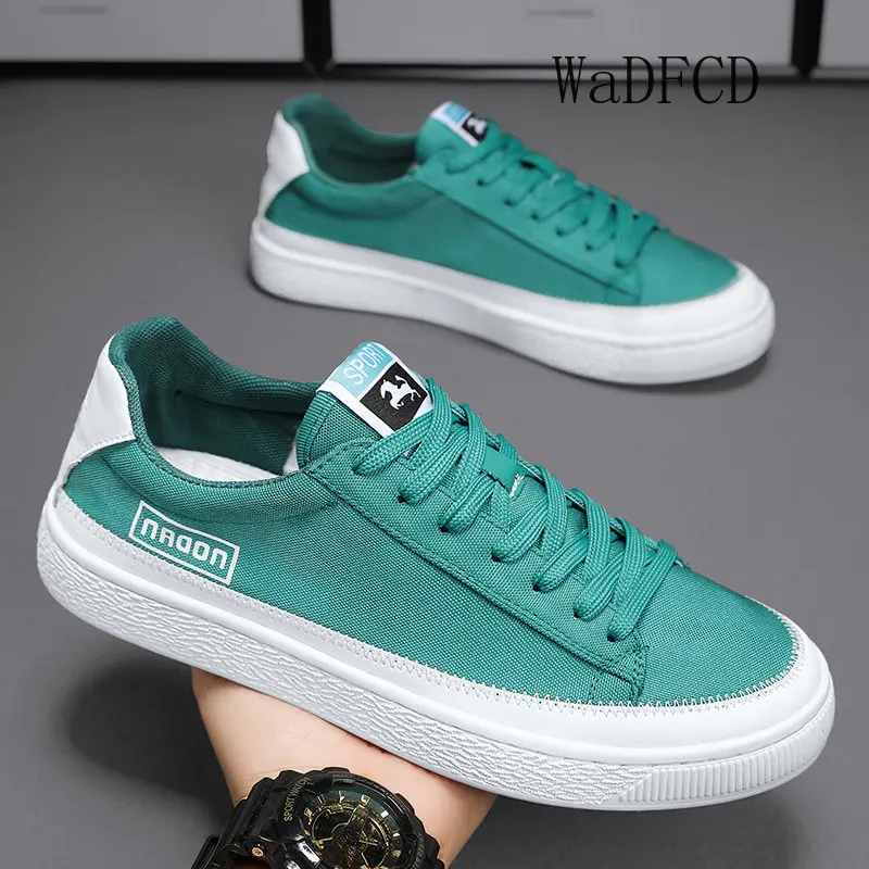 

Кроссовки мужские на мягкой подошве, повседневные холщовые дышащие, подходят под все, обувь для скейтборда с увеличенной платформой, белые