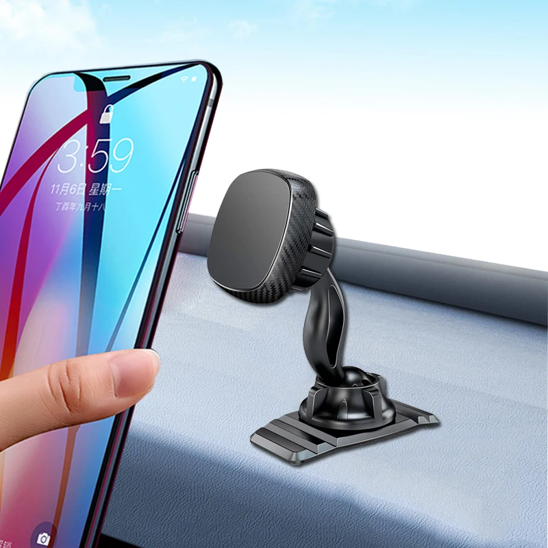 

Universal Magnetic Car Phone Holder 360° Rotation GPS Strong Magnet Dashboard Mount Holder For iPhone Xiaomi Samsung