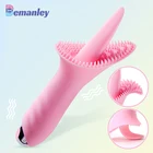 Вибратор-язык женский силиконовый фаллоимитатор лижущий язык стимулятор клитора точки G вибрирующий стимулятор для клитора фотоэлемент 18