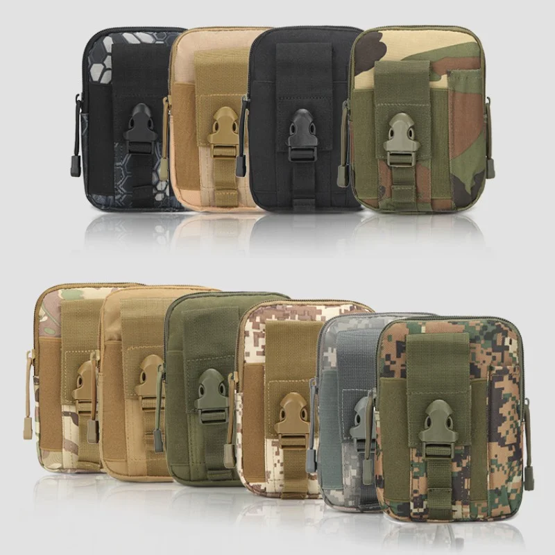 

Tactical Double-layer Phone Pouch Hunting Camouflage Molle Bags Military Hunting Molle Fanny Bag Waist Bag Outdoor Sport Bag