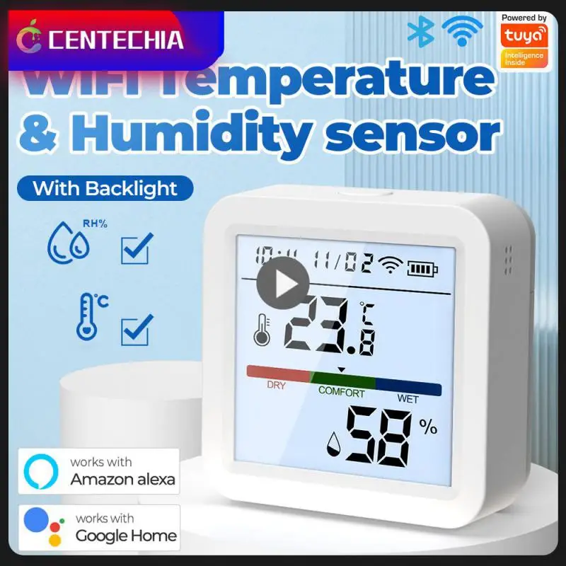 

Convenient Smart Home Backlight Support Voice Support Hygrometer Angle Adjustment Shared Features Household Appliances Safe