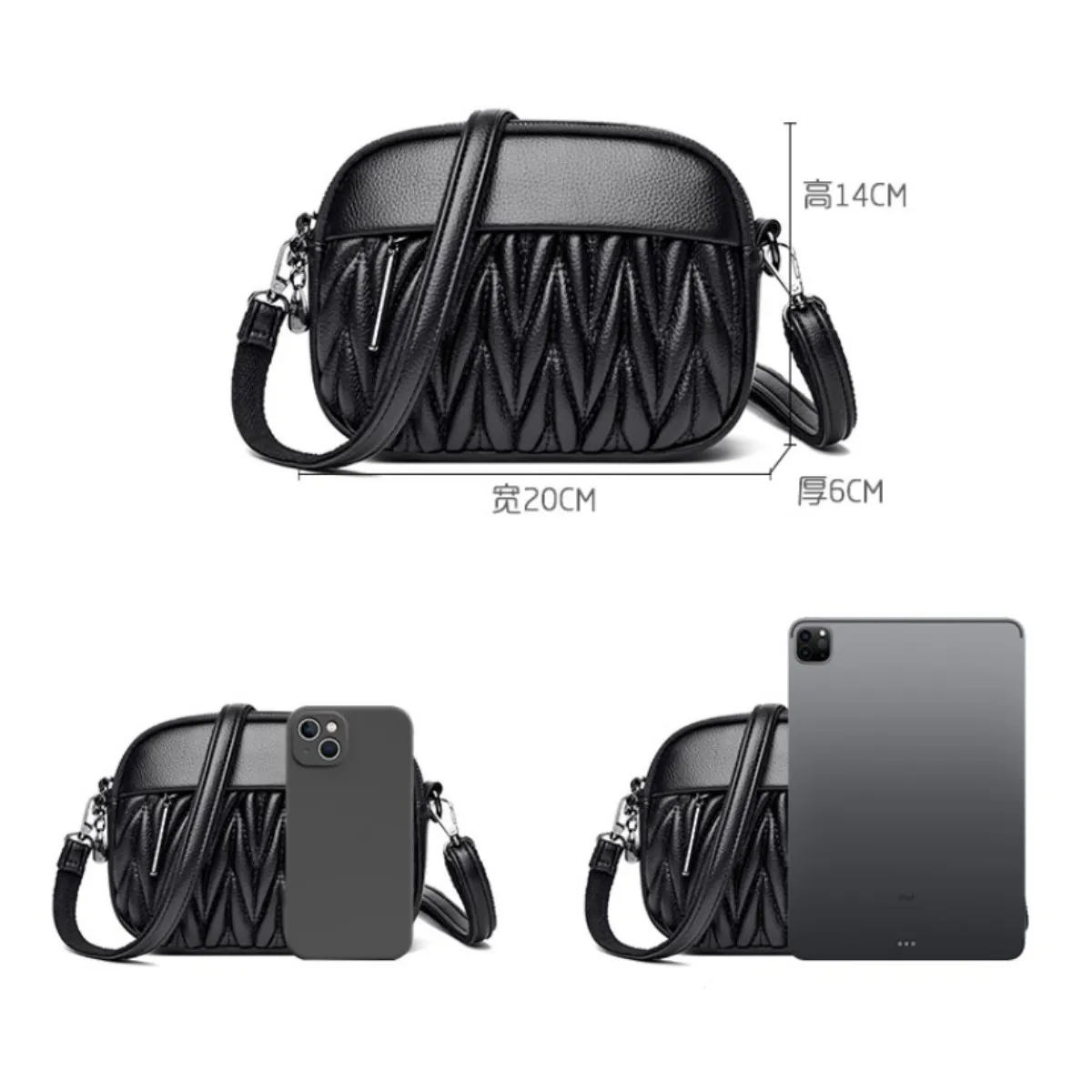 Высококачественная мягкая кожаная женская сумка 2023 роскошная дизайнерская