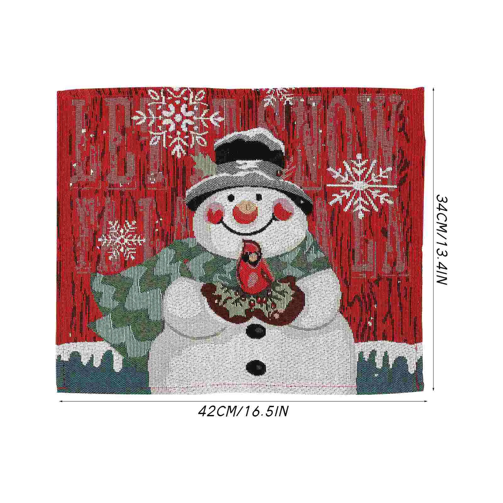 

Christmas Mat Table Coaster Placematsplacemat Holiday Coasters Drink Hot Red Trivet Santa Cup Ornament Linenpaddrinking