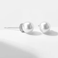 spring new fashion elegant romantic pearl stud earring for womens bridal jewelry wedding accessories party gift