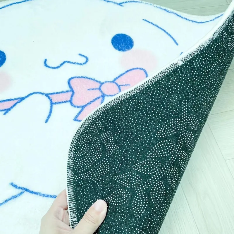 Мультяшные напольные коврики Sanrio Cinnamoroll Симпатичные плюшевые разных размеров