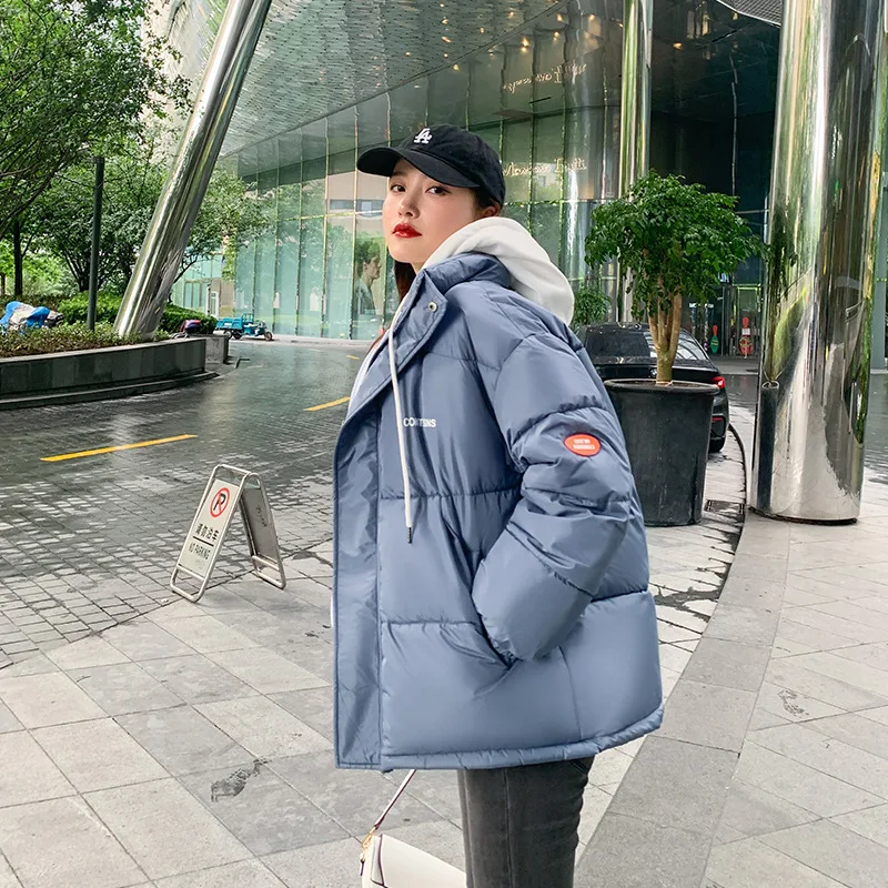 Down Jacket Female Quilted Jacket Oversized Outwear 2021  New Student bubble Coats Kawaii Winter Jackets for Women Puffer Coat