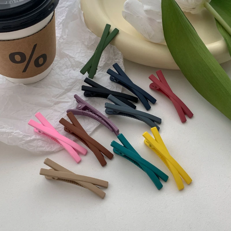 

Colorful Duckbill Clip Hair Clip Simple Hair Clip Versatile Side Clip Bangclip Clip Korean Headwear Hair Accessories