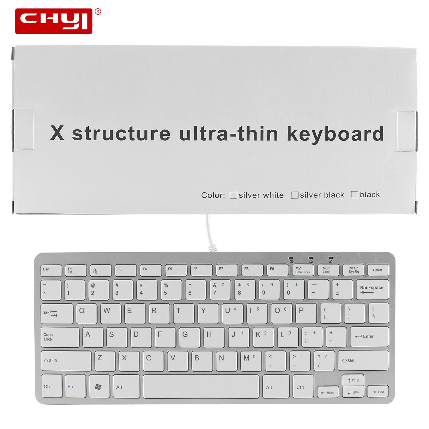 

CHYI Wired Gaming Keyboard Scissor 78-Key Ultra-Thin Small Size Mini Keypad USB Interface Gamer Keyboards For PC Laptop Desktop