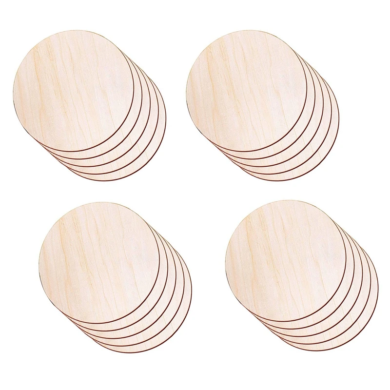 

Round Wood Discs For Crafts,20 Pack 14 Inch Wood Circles Unfinished Wood Wood Plaque For Crafts,Door Hanger,Door Design