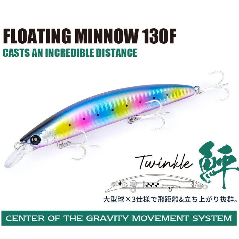 Плавающая рыболовная приманка в форме гольяна 130 мм 23 г профессиональные