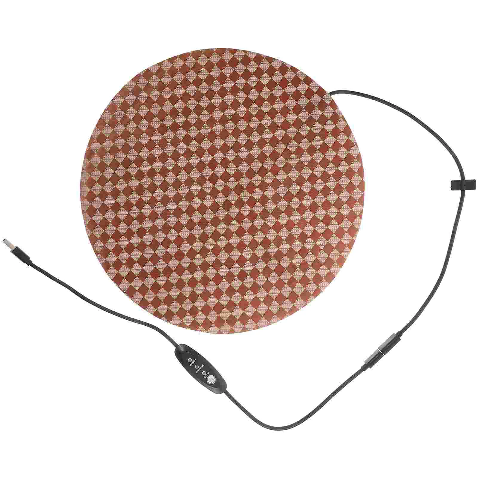 

Pet Heating Pad Terrarium Fogger Portable Reptile Mat Waterproof Warm Bed Turtle Round Felt Cloth Warming Cushion Pets Sleeping