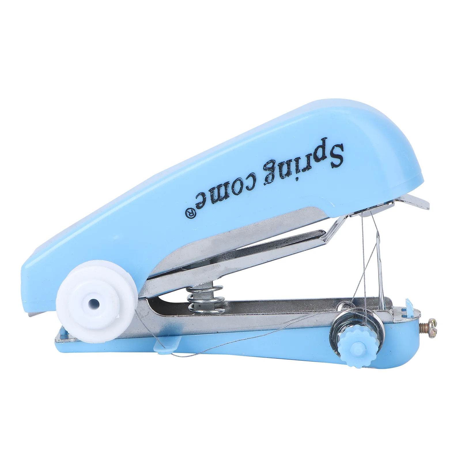 

Mini Portable Handheld Sewing Machine Quick Tool for Fabric Clothing )