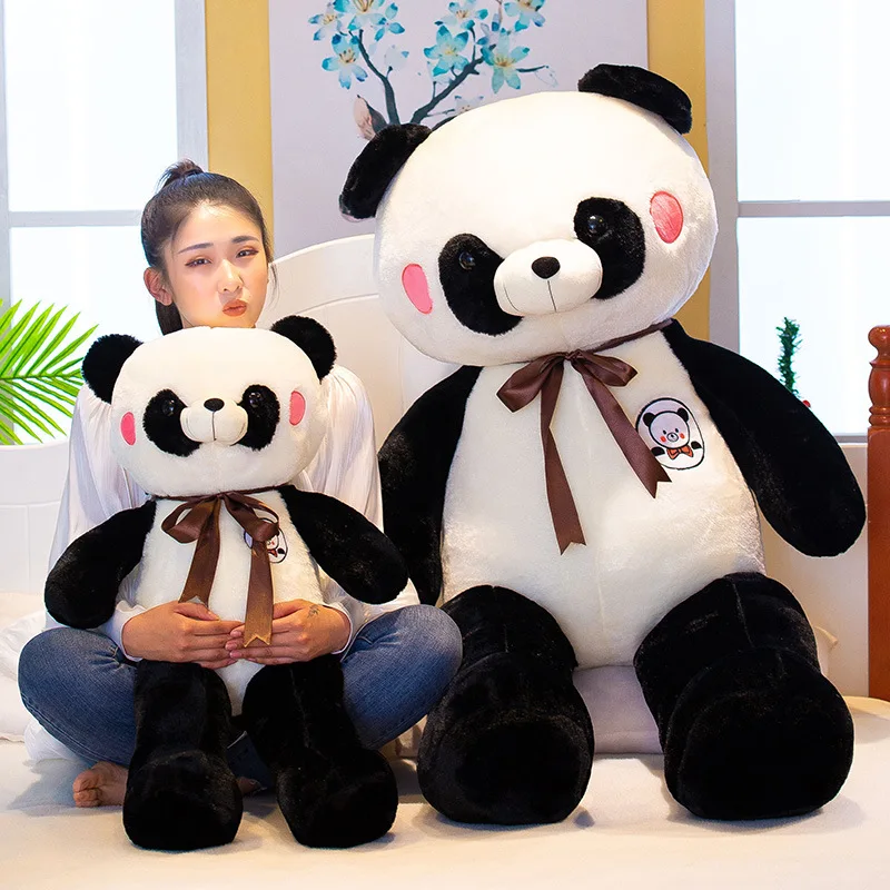

Simulation of Large Panda Plush Toy Doll Cute National Treasure Panda Doll Birthday Gift Sleeping Pillow 110cm