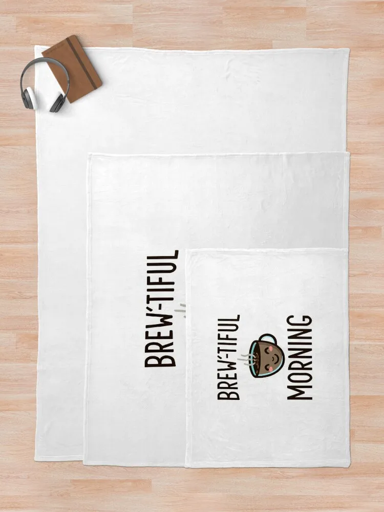 Плед Brew'tiful вдохновленный утреннем кофе милые плюшевые детские одеяла в клетку