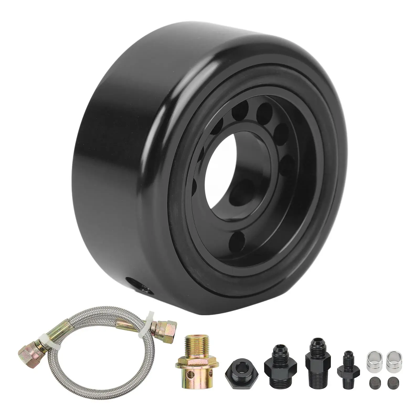 Oil Filter Plate Adapter VTEC Head Conversion Kit Aluminum Wearproof for ls B18 B20 Swap Engines