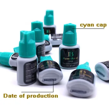 10 Bottles IBeauty Hyper Bond Cyan Cap 5ml 0.5Sec for Eyelash Extensions Glue Makeup Tools Korea Beauty Health Shop Quick Drying 4