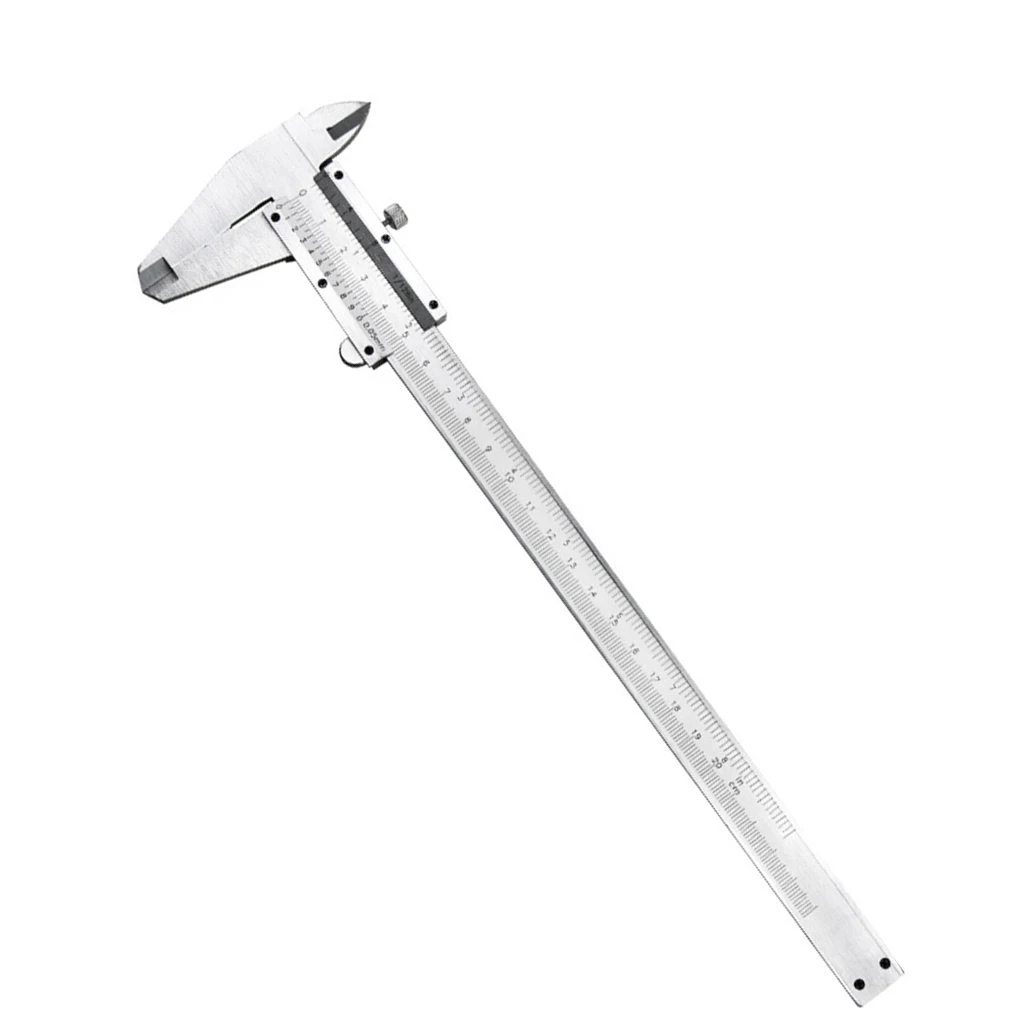 

0-150mm 0-200mm Carbon Steel Vernier Caliper Metal Micrometer Gauge Millimeter Inches Measuring Tool