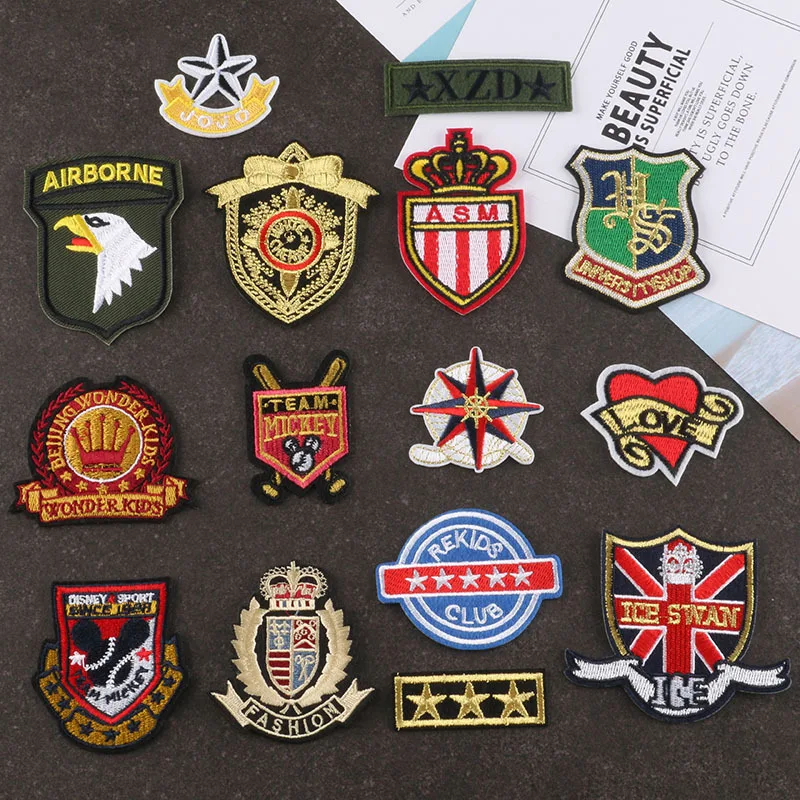 New Military Badges Clothes Patches Iron on Tactical Army Appliques Embroidery for Clothing Stickers Backpack Stripes