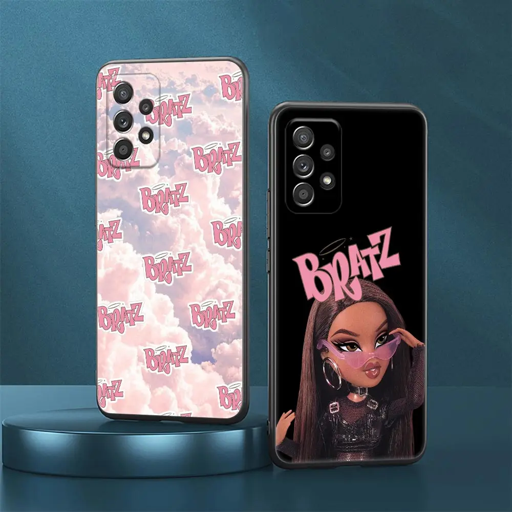 

Cartoon Fashion Doll Bratz Case For Samsung Galaxy A23 5G Cases A13 4G A24 A23 A12 A14 A21s A22 A01 A02 A03 A04 Soft Phone Cover