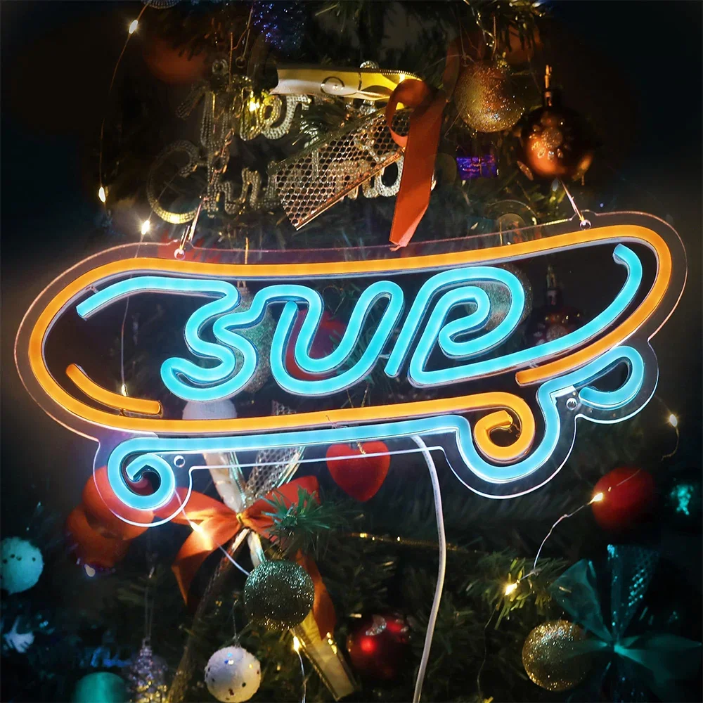 Неоновая Вывеска Для Скейтборда Спортивная Настенная Акриловая Табличка С