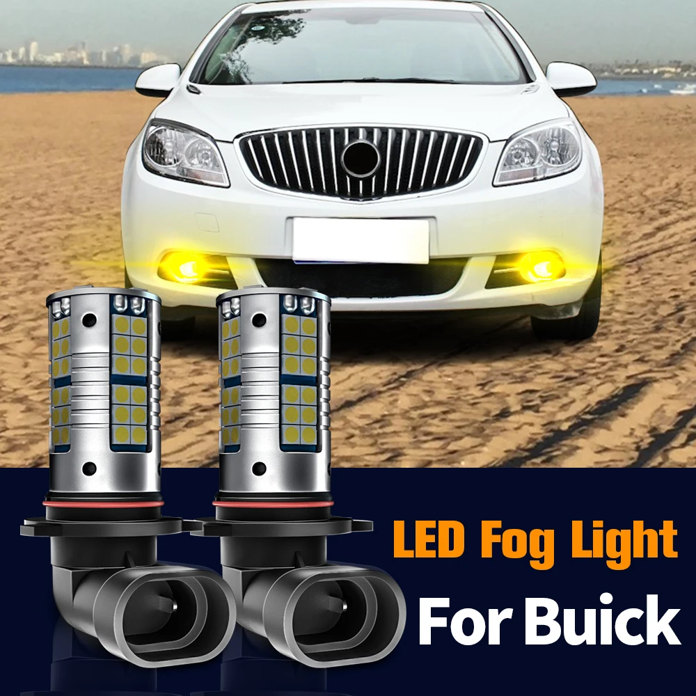 

2pcs LED Fog Light Lamp Blub Canbus Error Free H10 9145 For Buick Regal 2011 2012 2013 2014 2015 2016 2017