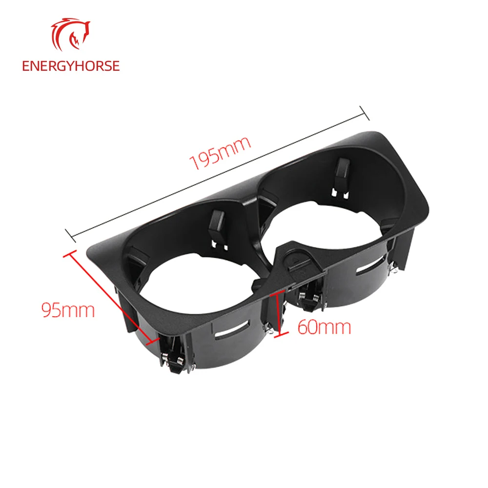 Черный карбоновый держатель стакана для воды Mercedes Benz W205 W213 W253 W447 W463