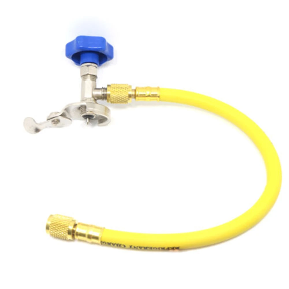 

Hot Sale Auto Replacement Parts A/C R12 R22 Can Tap Refrigerant Charging Recharge Hose Valve 1/4SAE Thread
