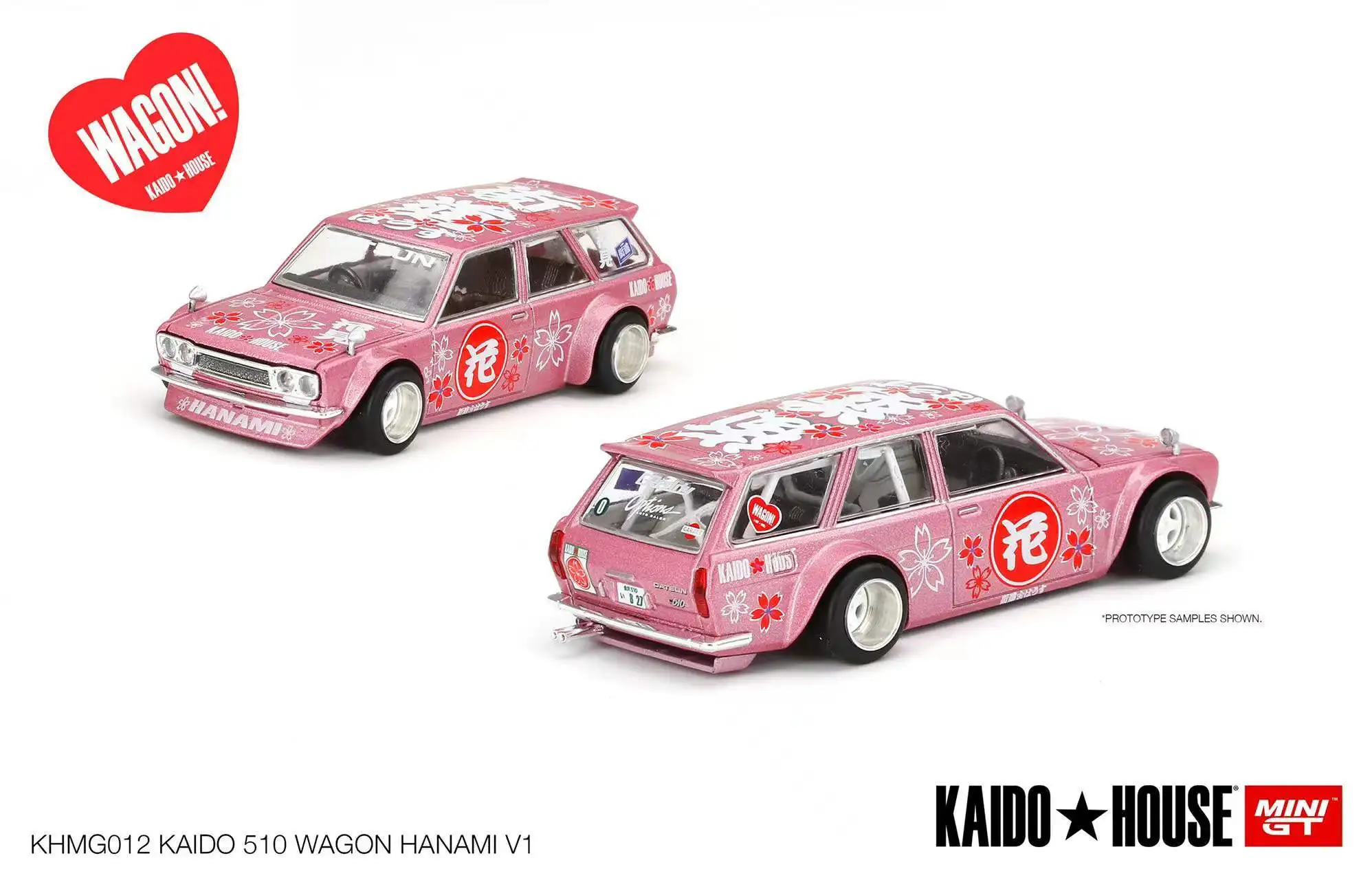 

Kaido House + MINIGT 1:64 Datsun KAIDO 510 Wagon Hanami V1 KHMG012 RHD