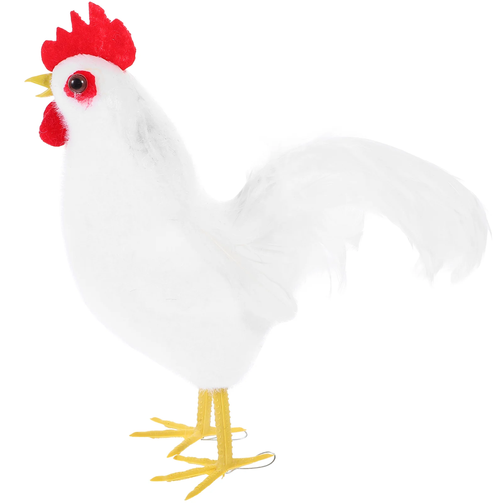 Плюшевая фигурка петуха игрушка пасхальный декор Реалистичная птица куриная