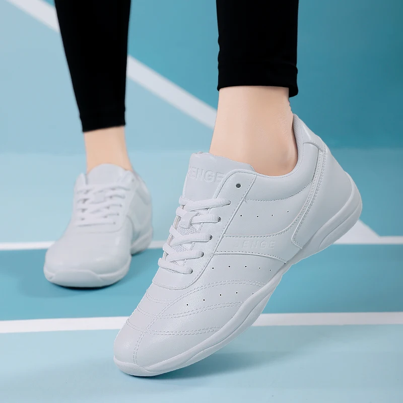 

Lightweight White Men Soft Outsole Aerobics Dance Shoes Women Jazz Cheerleading Sport Sneakers Unisex Dancer Dancing Shoes