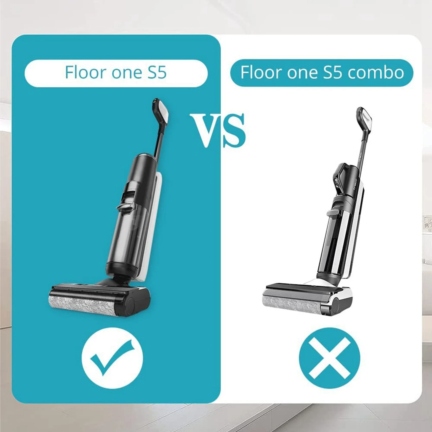 

Сменный фильтр HEPA и ролик для щетки подходит для Tineco Floor ONE S5 беспроводной фильтр для влажной и сухой уборки
