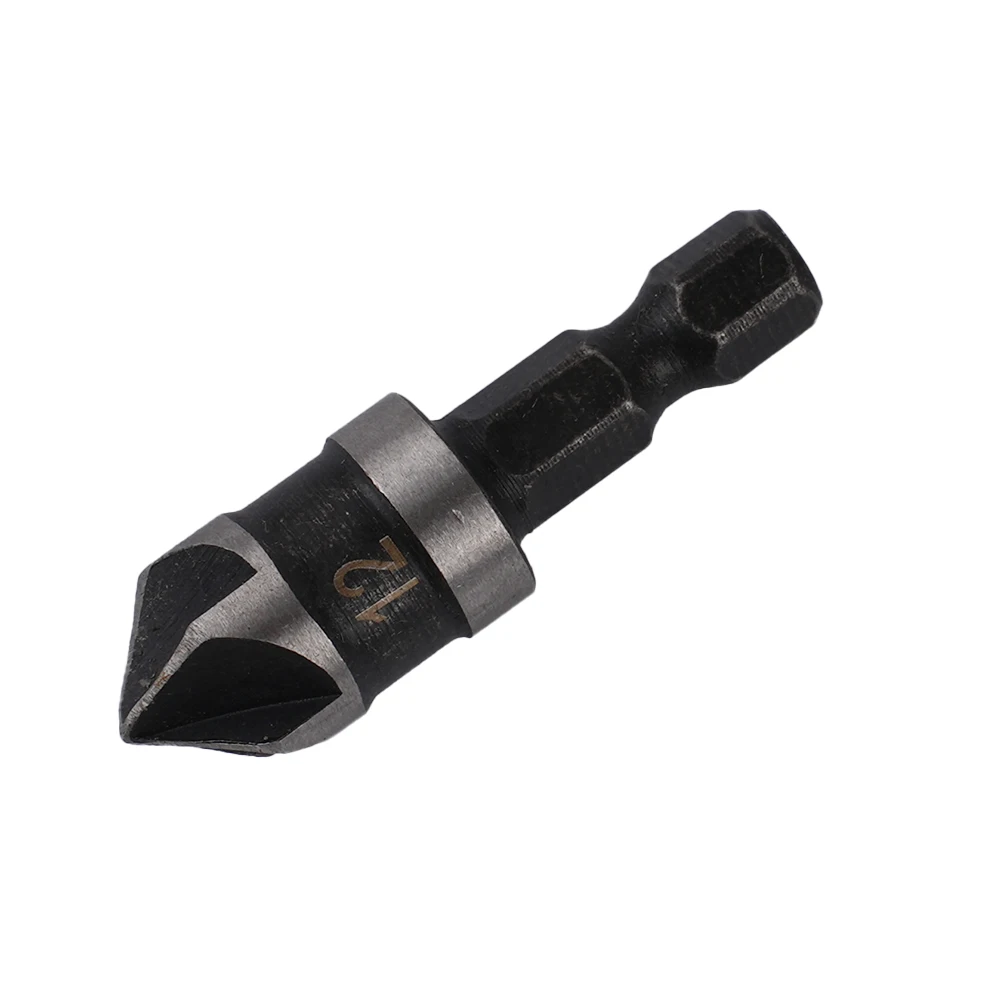 

Countersink Drill Bit 12/16/19mm Carbon Steel Chamfer Chamferer Drilling For Wood Hexagon Power Tools Attachment
