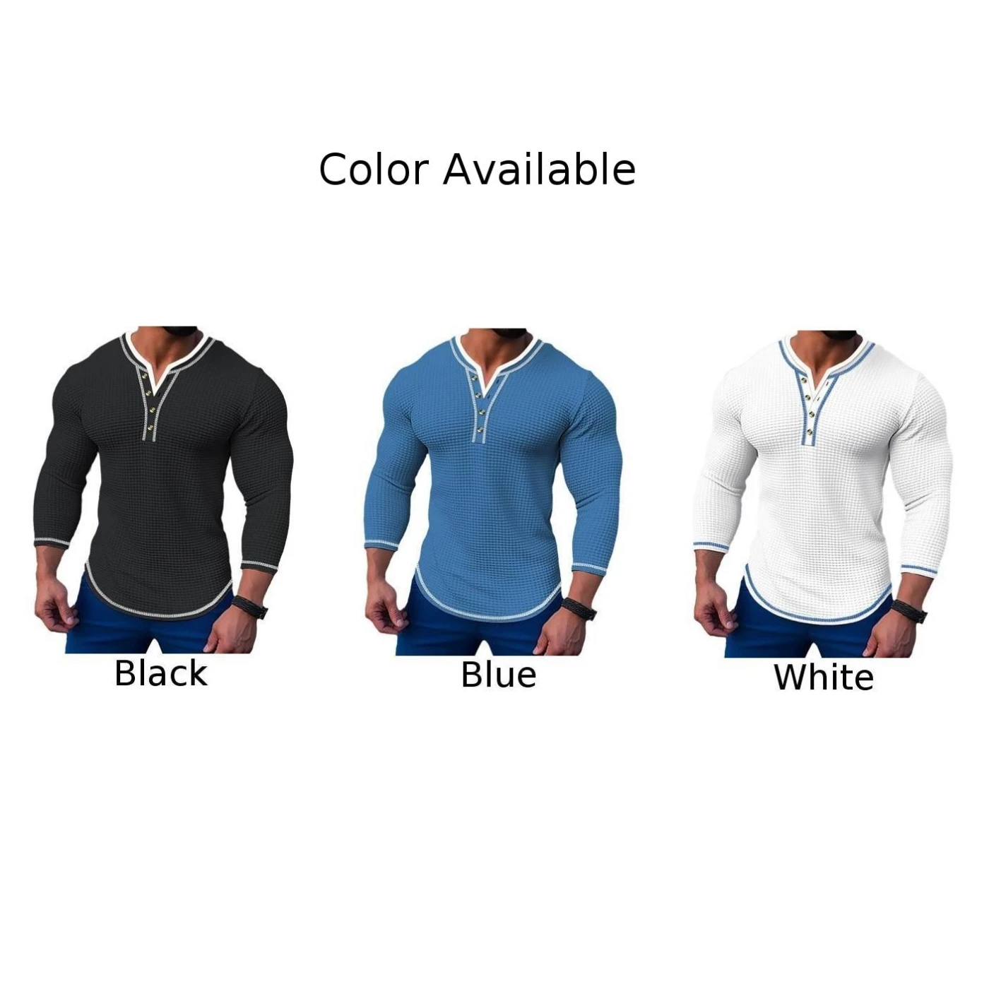 Рисунок 4 - Мужские повседневные футболки Henley