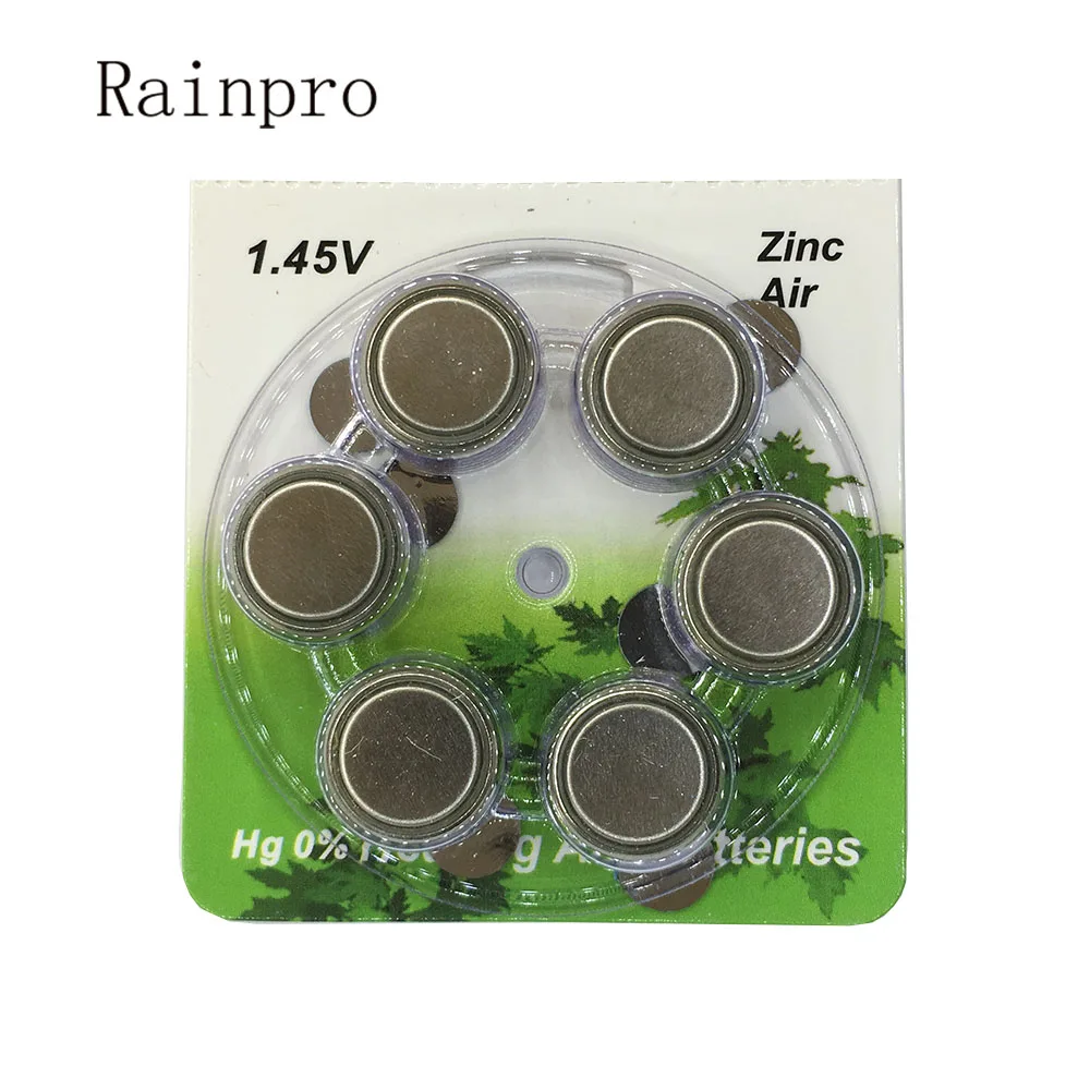 

12PCS/LOT( 2 cardboard) A675 675 PR44 Zinc Air 1.45V for Hearing Aid coin cell Batteries