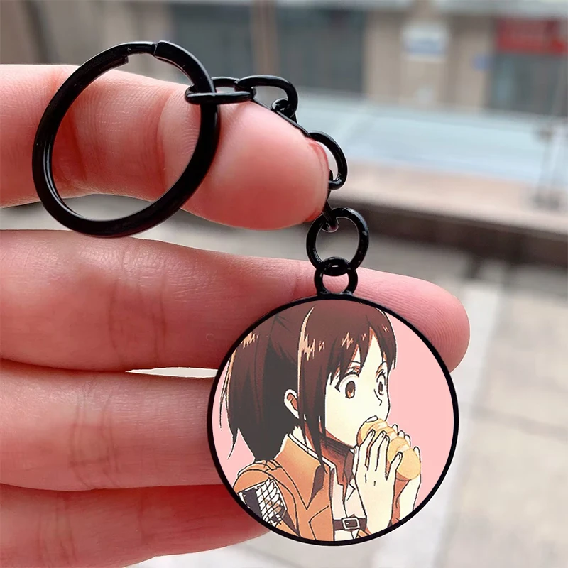 

Fashion Bread Sacha Brussel Animation Keychain Cool Motorcycle Car Backpack Chaveiro Keychain Friend’s Keyring Gifts Accessories
