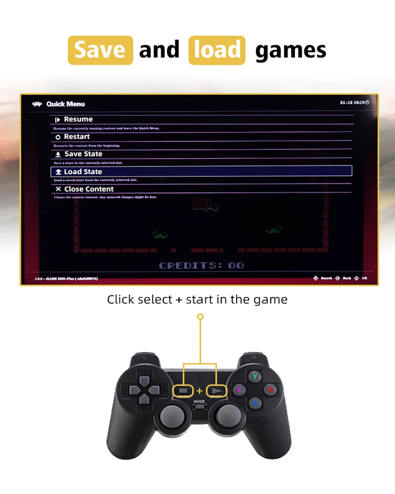 Ретро-игры беспроводные геймпады ТВ игровая консоль 128 ГБ встроенная 40000+ игр
