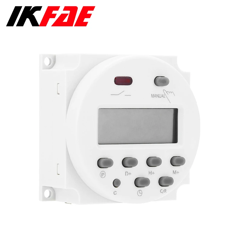 Программируемое реле времени с цифровым ЖК-дисплеем 220 В 110 24 в 12 CN101A 16A CN101