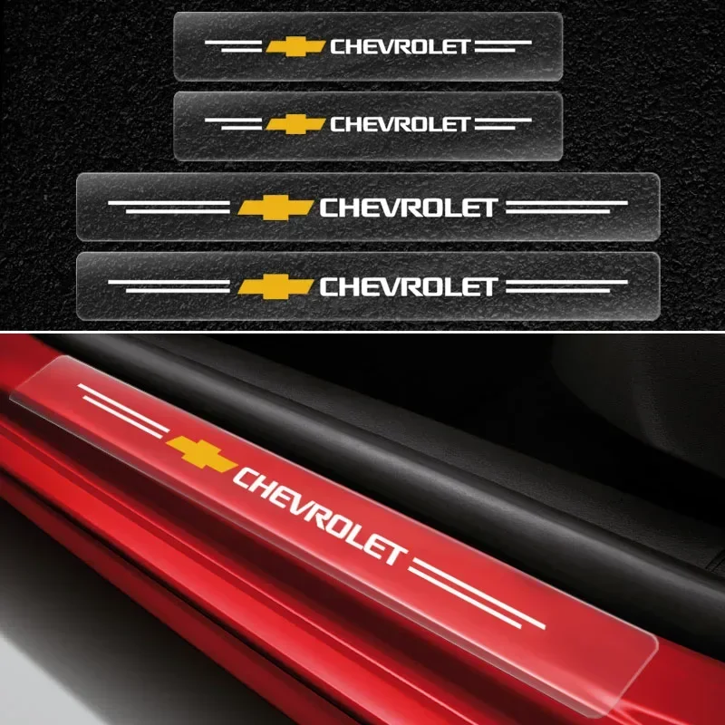 Автомобильная прозрачная защитная пленка на порог для Chevrolet Cruze TRAX Lova Sail EPICA Captiva