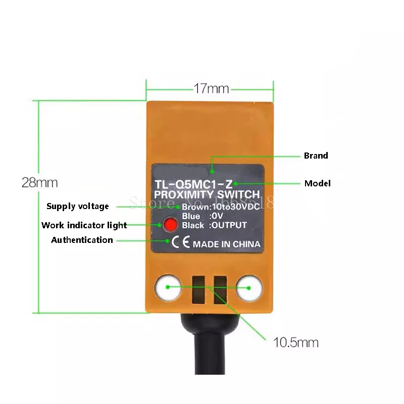 5 шт./партия встроенный выключатель