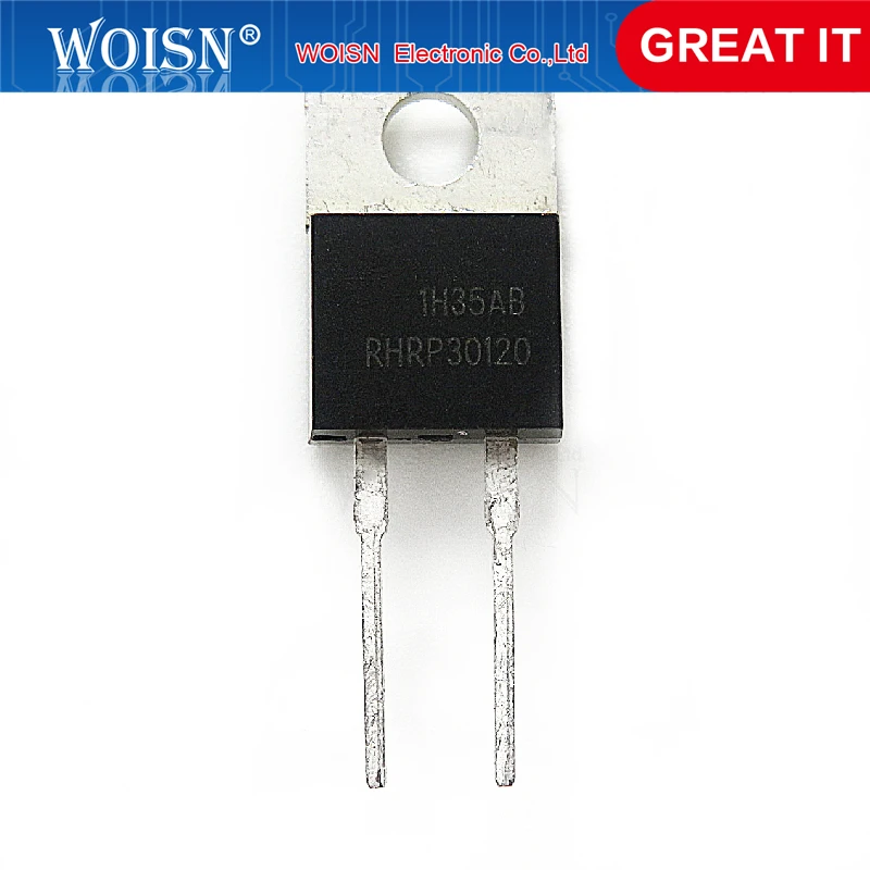 5 шт./лот RHRP30120 RHR30120 Новый и оригинальный 30A 1200V Hyperfast Diode TO-220-2 в наличии |