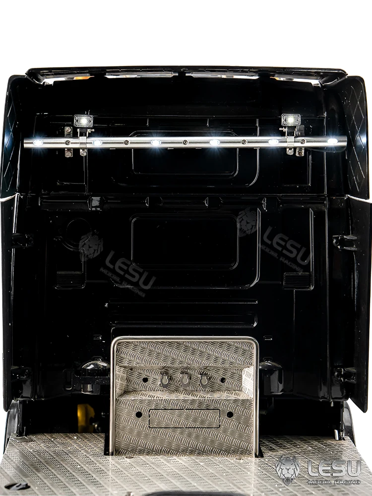 Фото Светодиодный фонарь LESU RC Truck 1/14 из алюминиевого сплава S-1321 для радиоуправляемых тракторов и самосвалов Tamiya 1/14, аксессуары, запчасти DIT №2