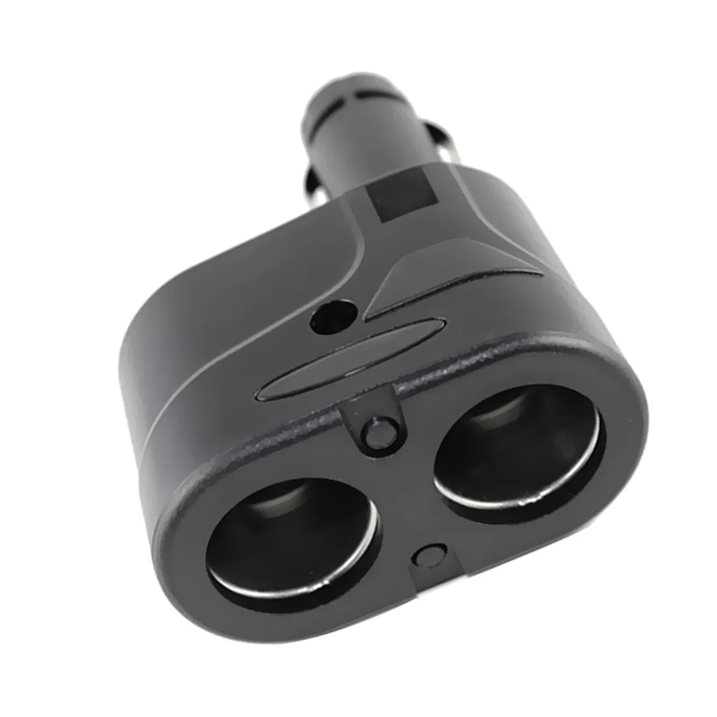 

DC12V Car 2 Socket Lighter Splitter Charger Adapter With Red Light