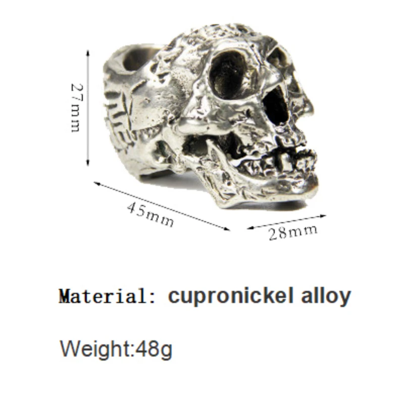 

Retro Skull Cigar Holder Bracket, Large Caliber, Trough Ring, Accessories