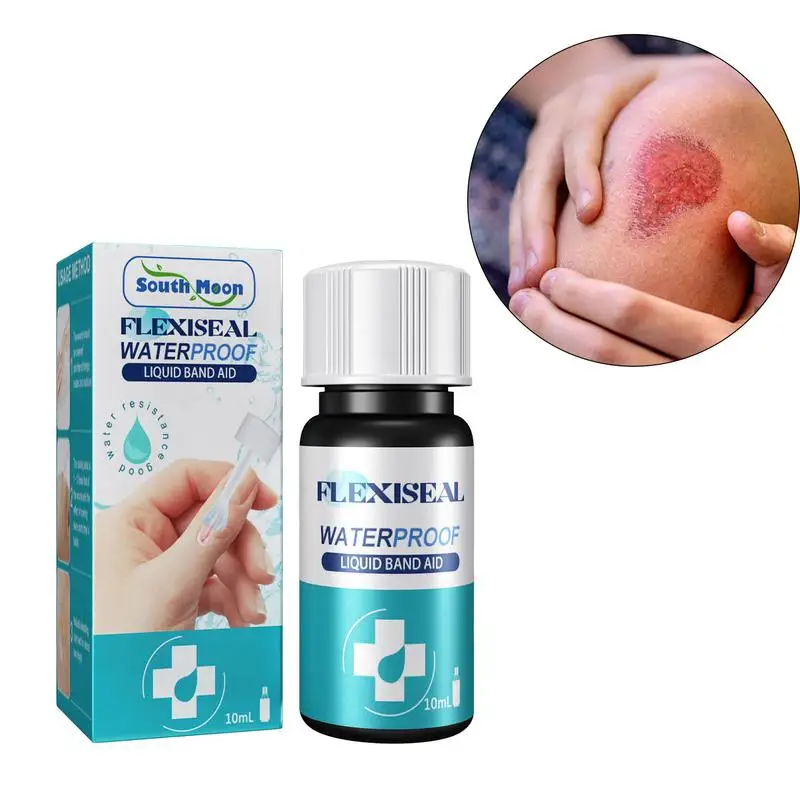 

10Ml Gel Waterproof Wound Healing Gel Liquid Waterproof Wound Healing Gel For Scratch Skin Abrasion Quick Healing 10ML
